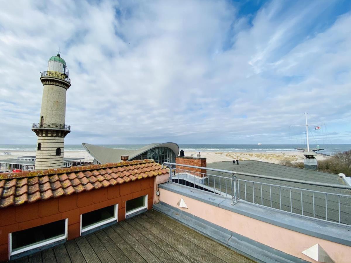 Sonnendeck, Direkt Am Leuchtturm Apartment Rostock Ngoại thất bức ảnh